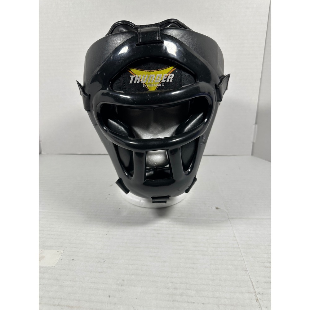 ProForce‎ Thunder Sparring Headgear with Face Cage Black L/XL MMA Boxing 84044